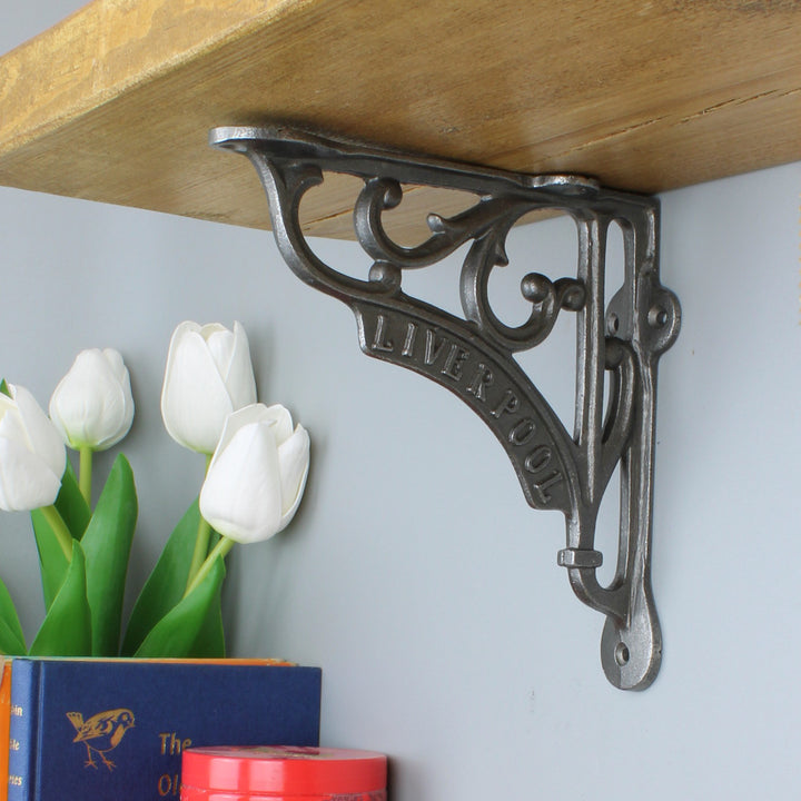 Liverpool Victorian Style Shelf Brackets Antique Cast Iron