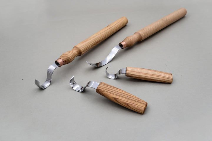 Beavercraft Hook Knife Set of 4 Tools - S11