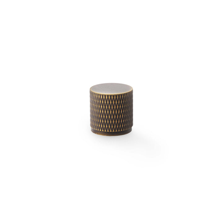 Alexander & Wilks Brunel Knurled Cylinder Cupboard Knob