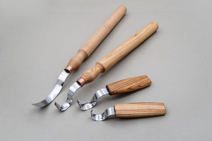 Beavercraft Hook Knife Set of 4 Tools - S11