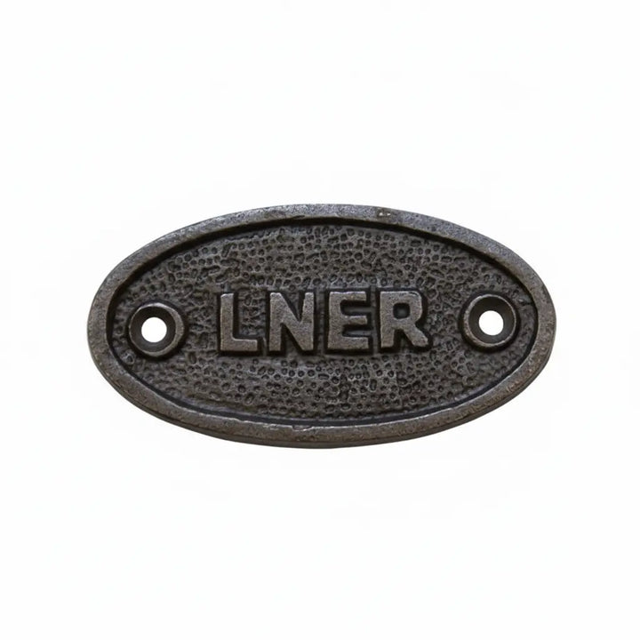 Antique Cast Iron LNER Oval Plaque - Unique Collectible – Oakcrafts