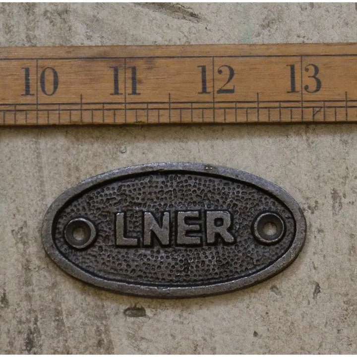 Antique Cast Iron LNER Oval Plaque - Unique Collectible – Oakcrafts