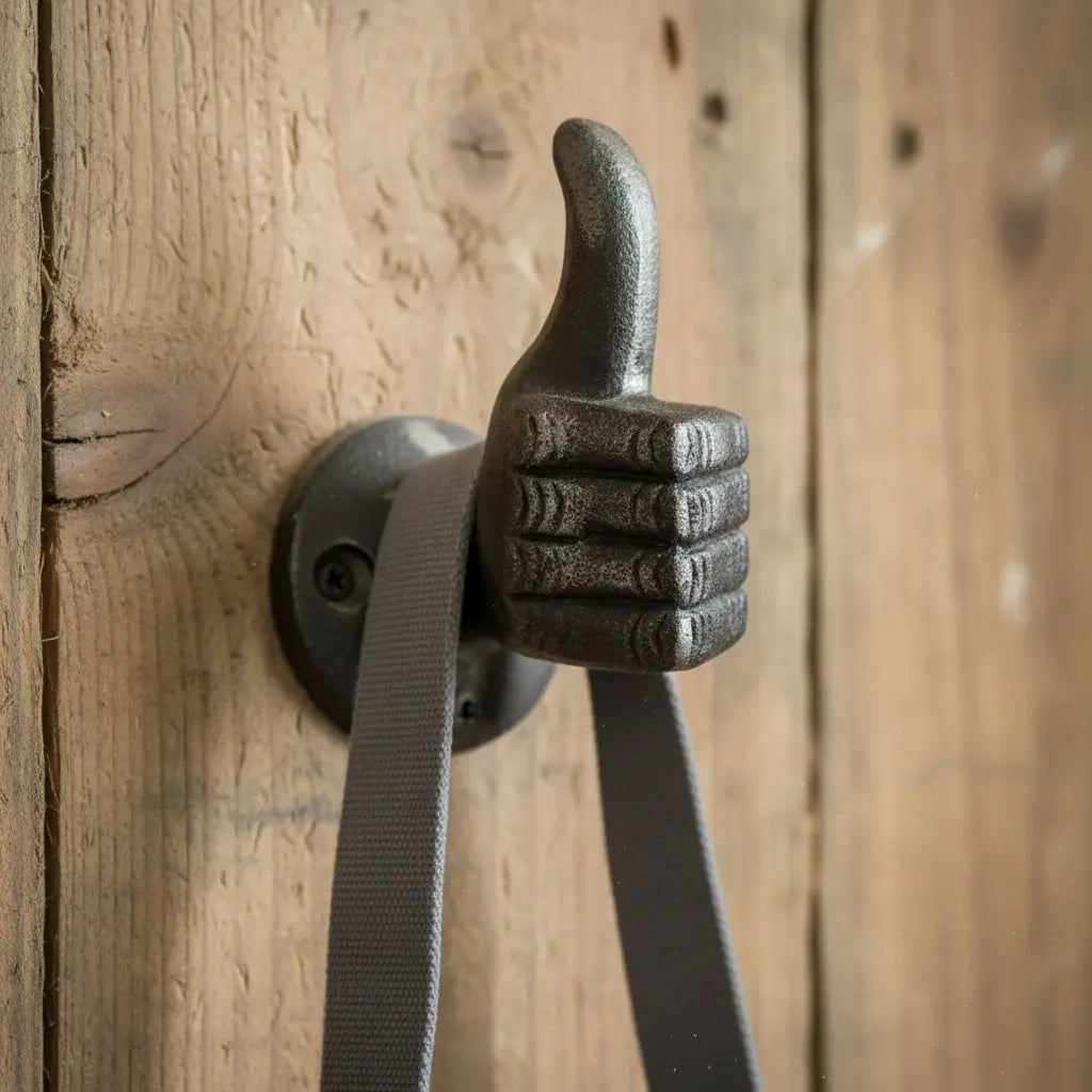 Antique Cast Iron Thumbs Up - Unique Coat/Robe Hook – Oakcrafts