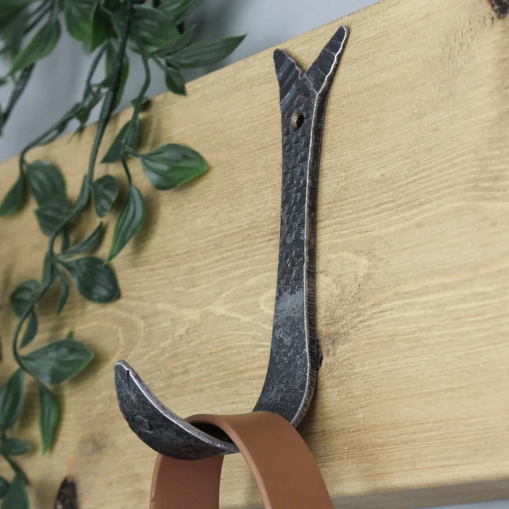 Coat Hook - Hand Forged Antique Iron Fish Design Hook 110mm – Oakcrafts