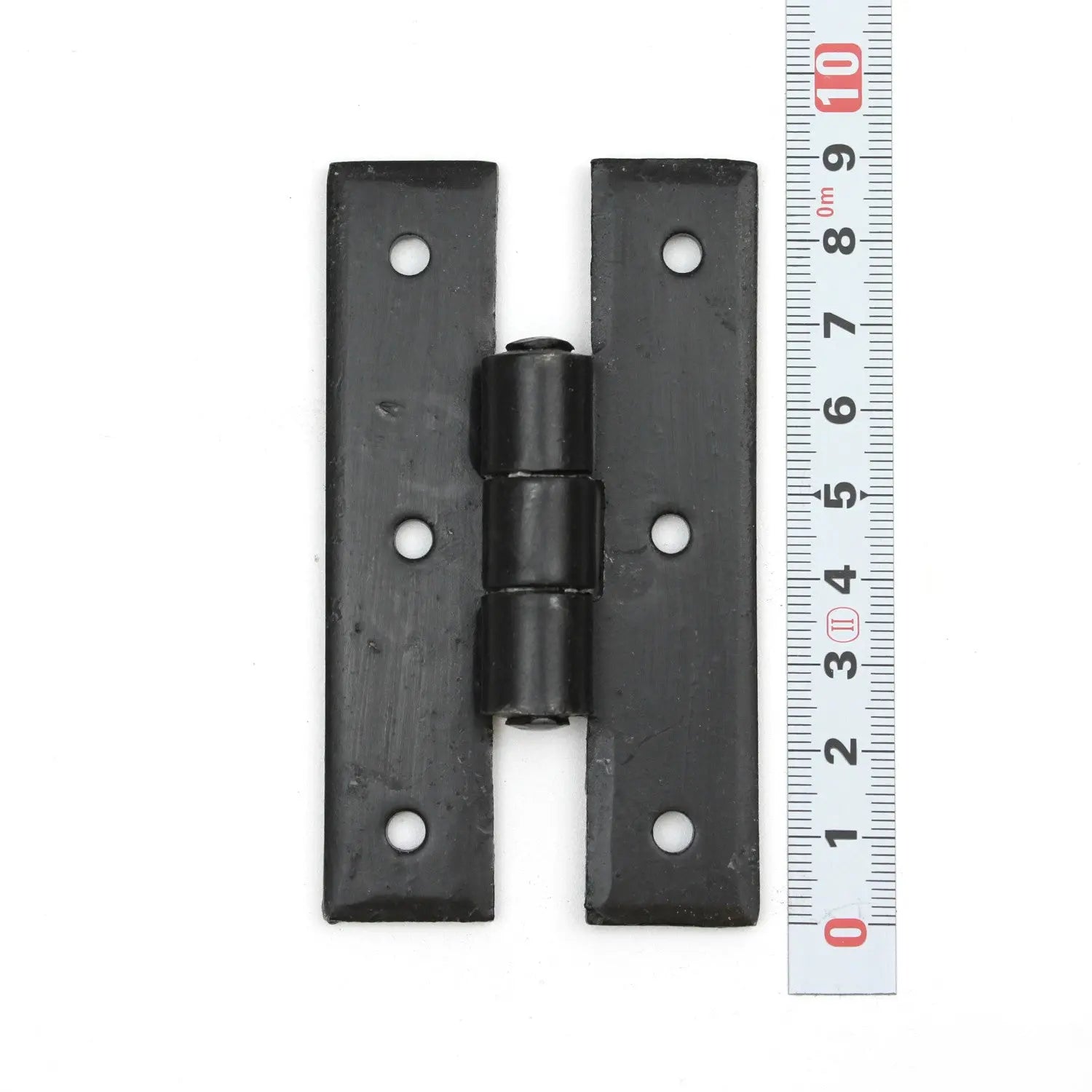 Hand Forged Iron H Hinge Black - 90mm Beeswax Finish – Oakcrafts