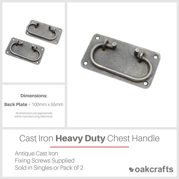 Heavy Duty Chest Lifting Drop Handle - Durable & Stylish – Oakcrafts