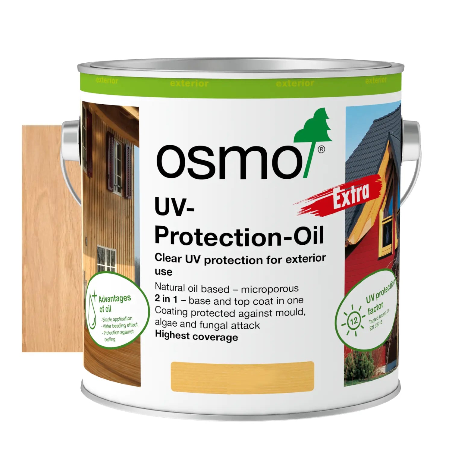 Osmo UV Protection Oil Extra - Clear, Oakcrafts Woodcare