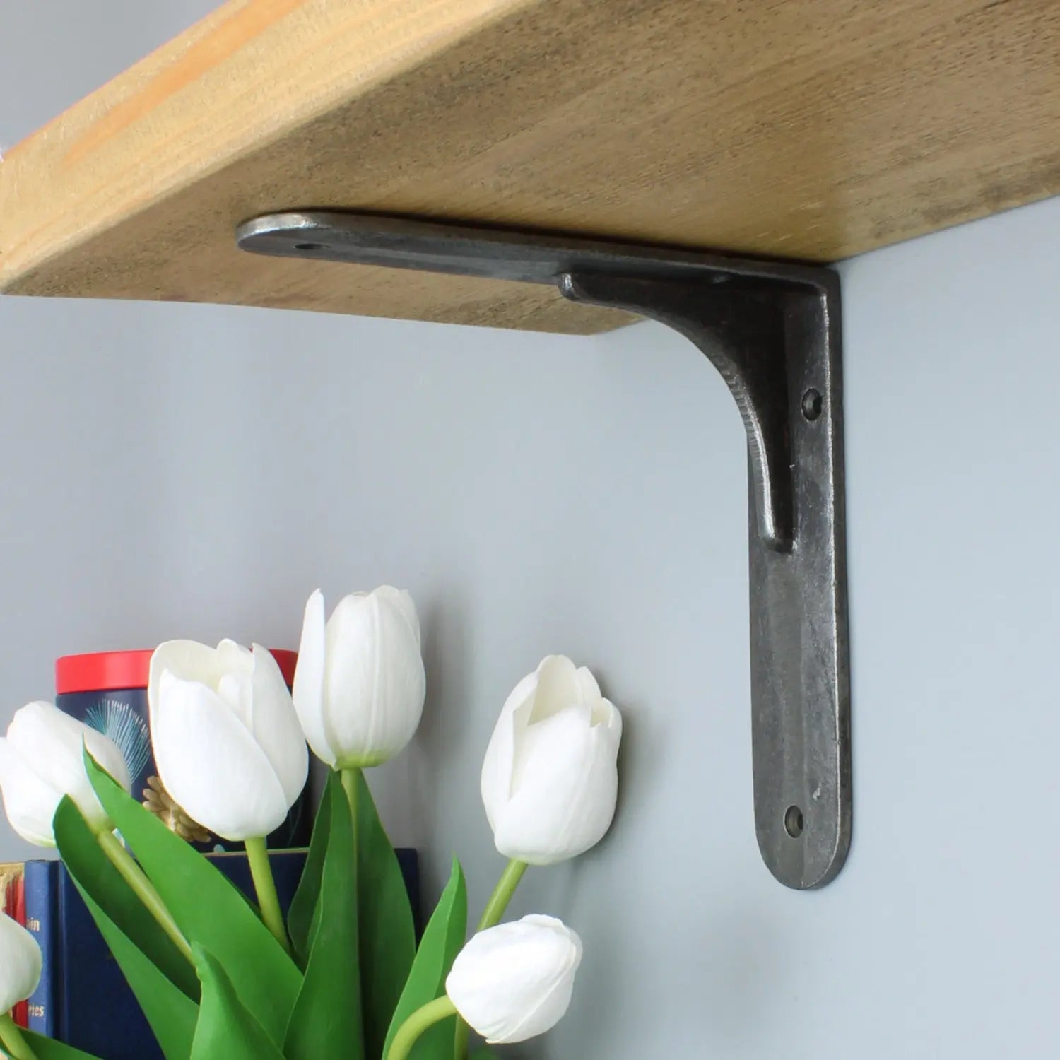 Shelf Brackets - Antique Cast Iron Gallows Style Pair – Oakcrafts