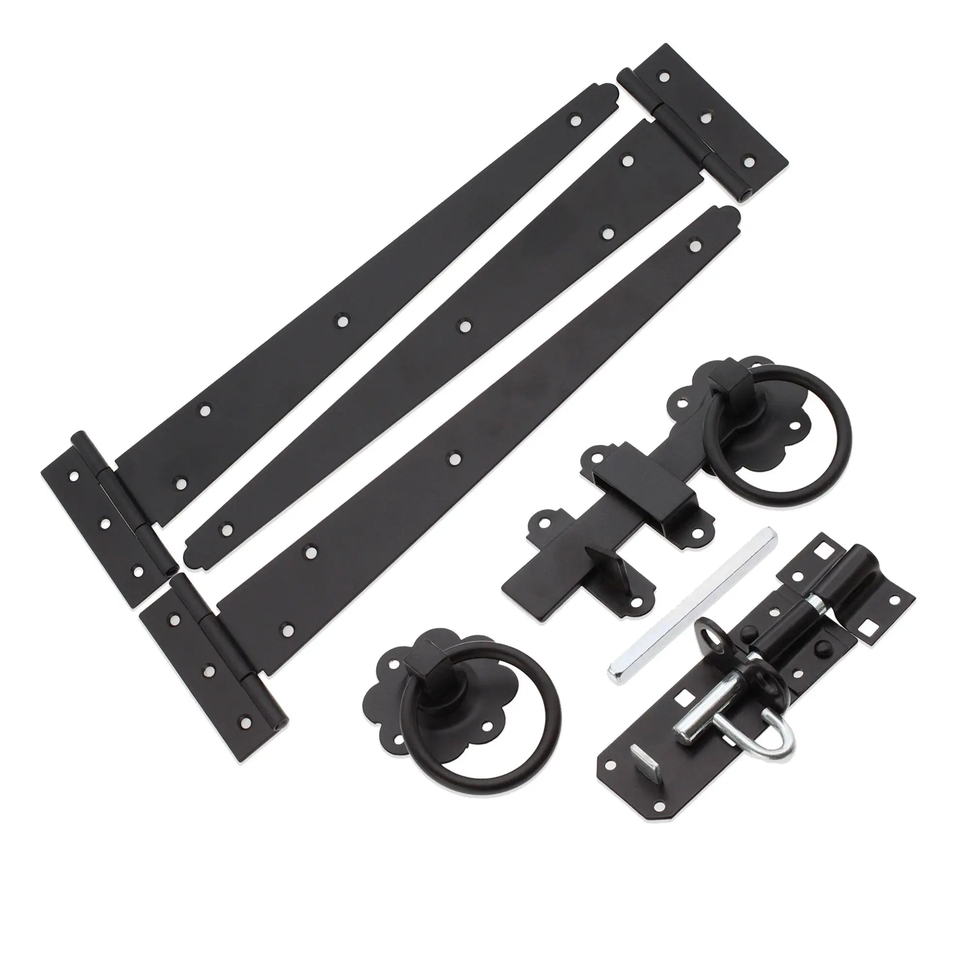 Gate Ironmongery Kit Black - Durable Gate Ironmongery Kit – Oakcrafts