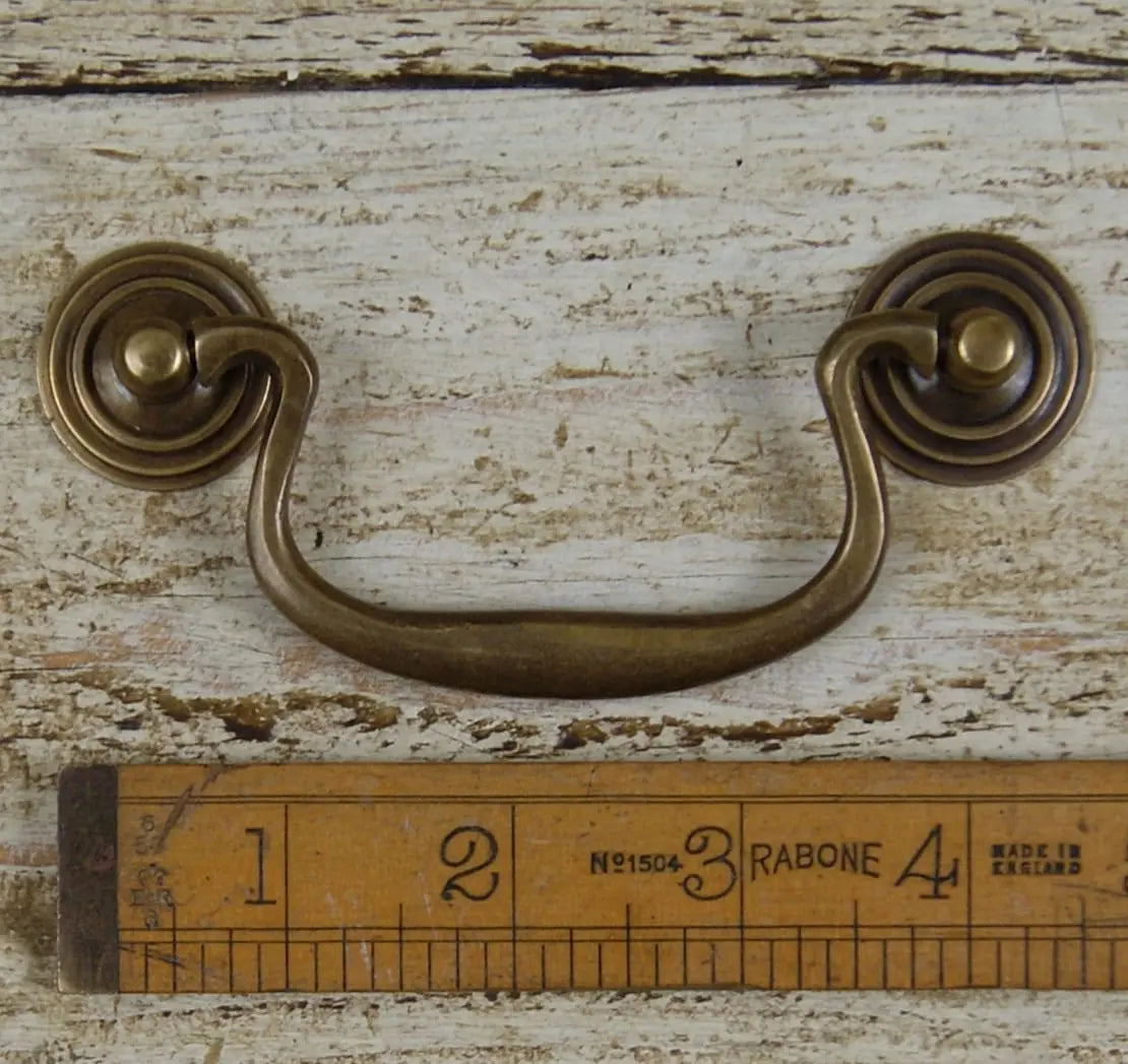 Drop Handle | Swan Neck Design Solid Brass Antique 115mm – Oakcrafts