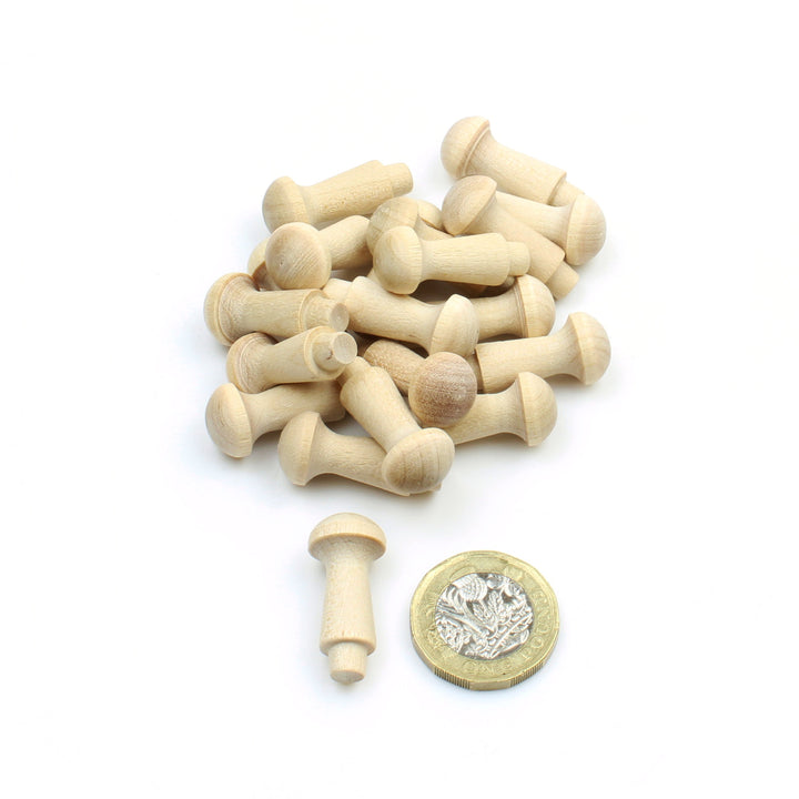 Birch Micro Shaker Peg 26mm - Pack of 20