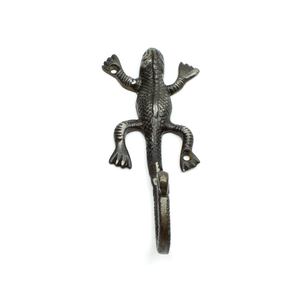Antique Cast Iron Gecko Hook