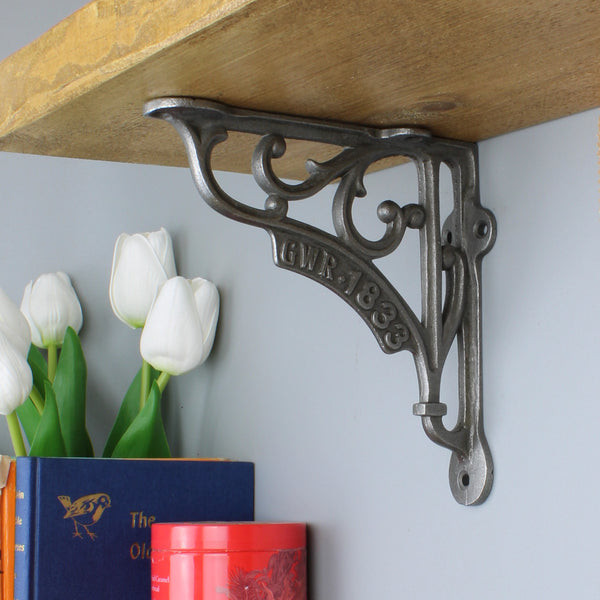 GWR 1833 Victorian Style Shelf Brackets Antique Cast Iron