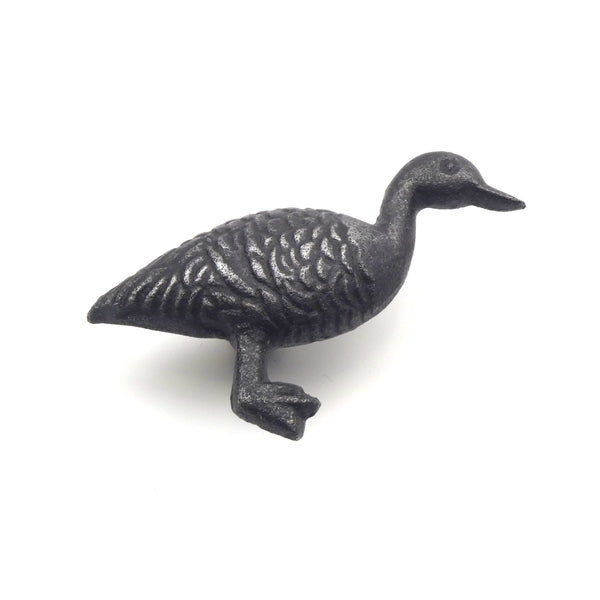 Small Cast Iron Goose Cabinet Knob - Approx 80mm