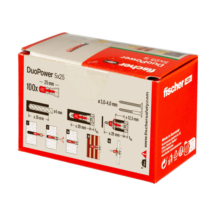 Fischer DuoPower 5 x 25 Universal Plug