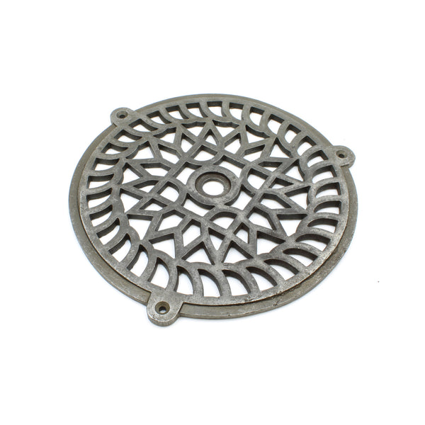 Antique Cast Iron Round Tabs Air Vent Extraction Cover - 200mm