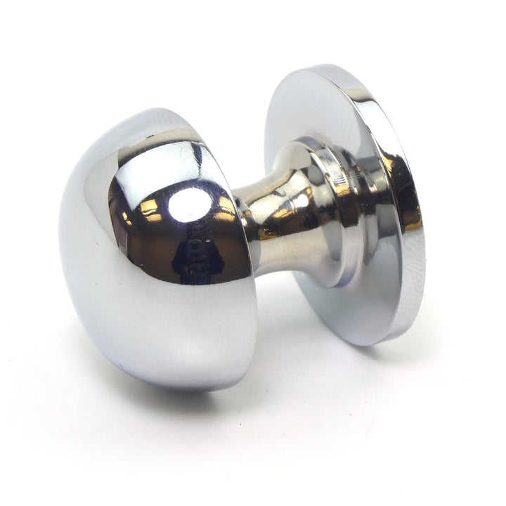 Coxwold Dome Topped Chrome Cabinet Knob - 32mm Diameter