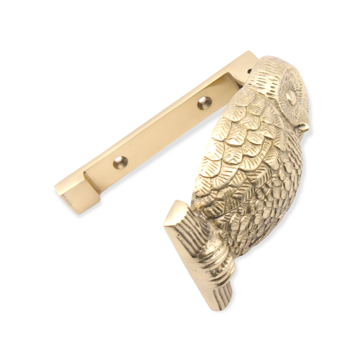 Solid Brass Owl Door Knocker