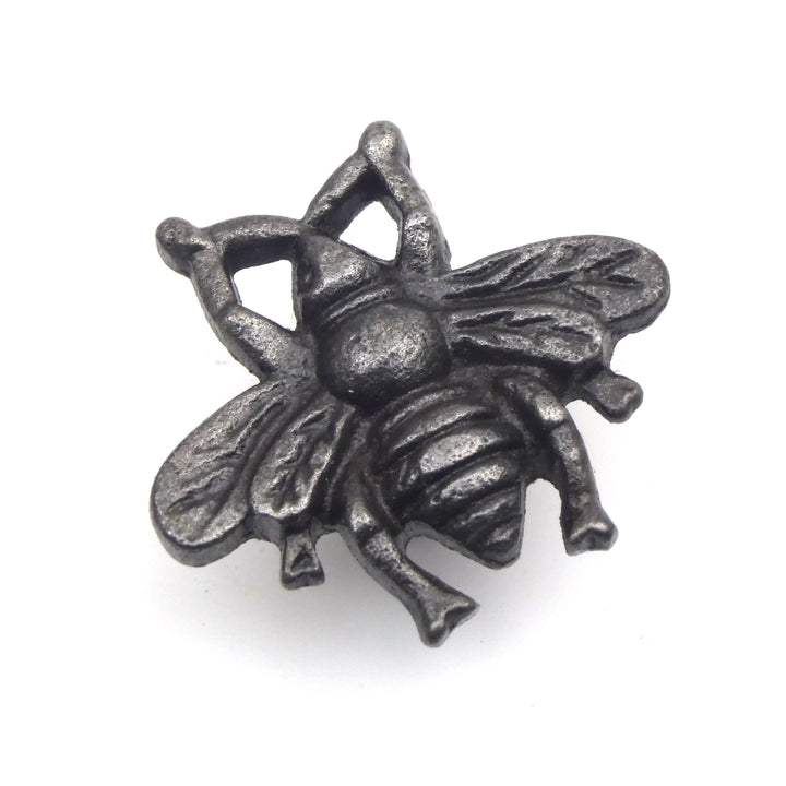 Small Cast Iron Bee Cabinet Knob - Approx 45mm