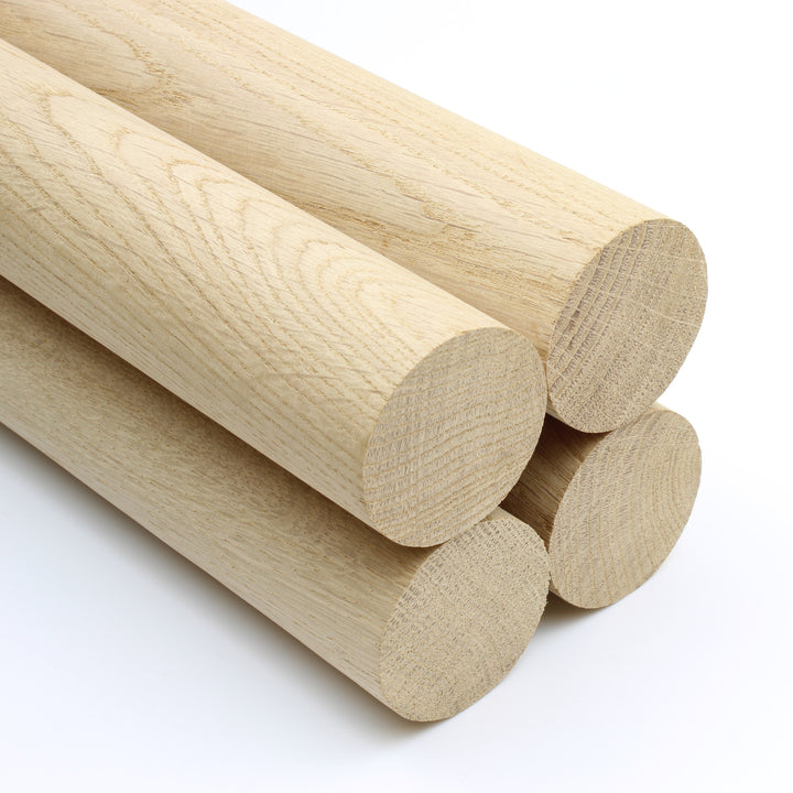 Premium Quality European Oak Dowel - 350mm Long 