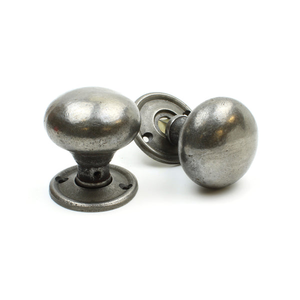 Cast Iron Door Knob Set 50mm Diameter