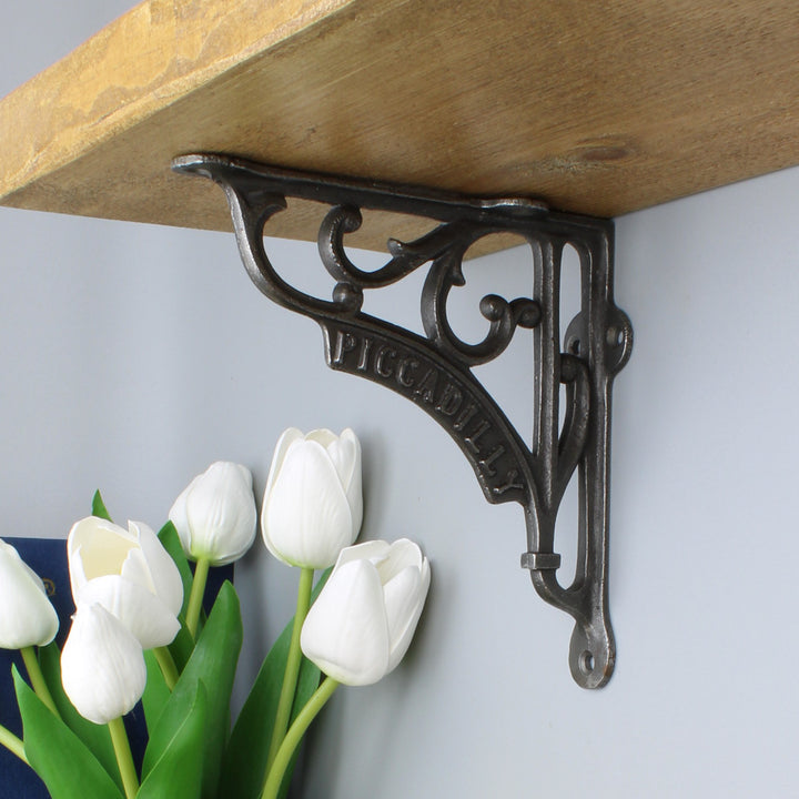 Piccadilly Victorian Style Shelf Brackets Antique Cast Iron