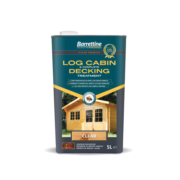Barrettine Log Cabin & Complete Decking Treatment  - 5 Litre