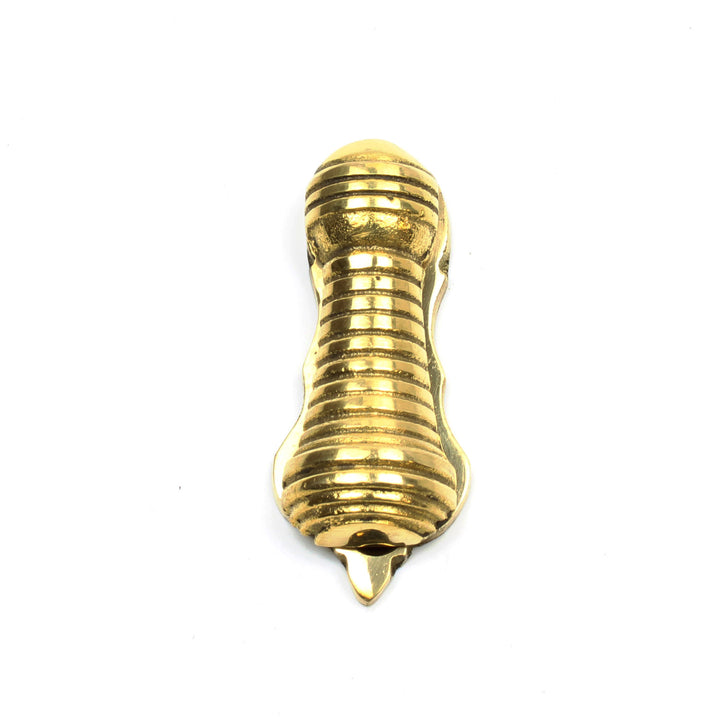 Beehive Escutcheon with Cover in Polished Brass