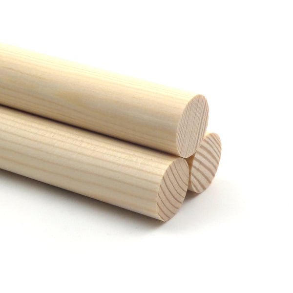 Kiln Dried Pine Dowel - 1m Long