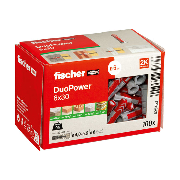Fischer DuoPower 6 x 30 Universal Plug