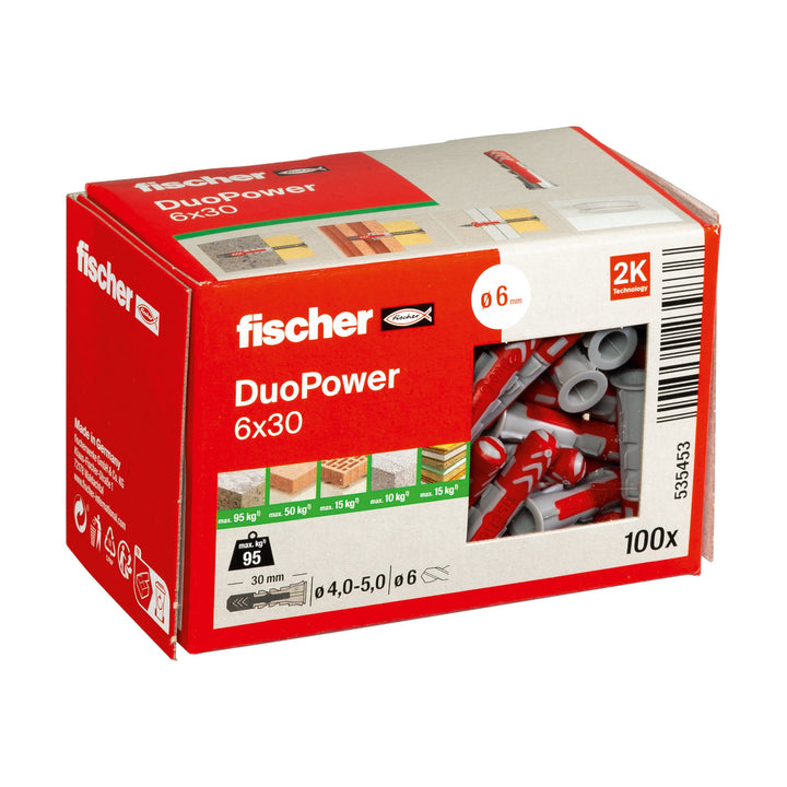 Fischer DuoPower 6 x 30 Universal Plug