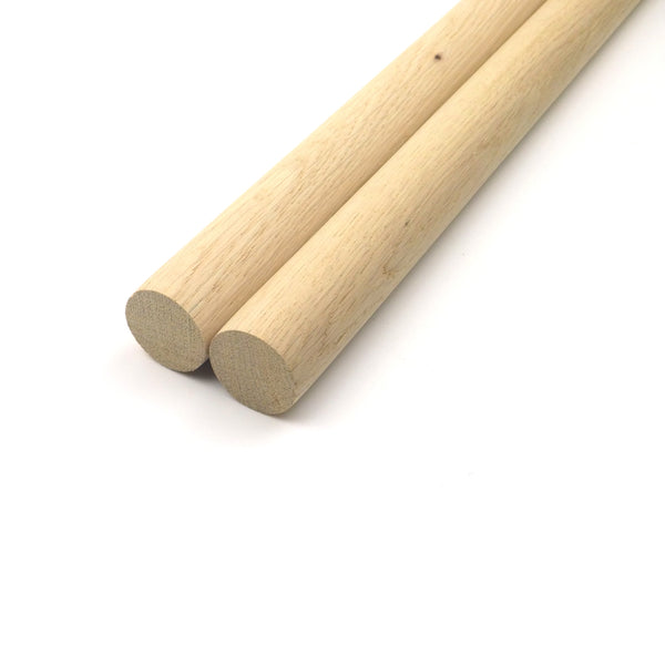 European Oak Dowel - 1m Long (35mm) - Pack of 3