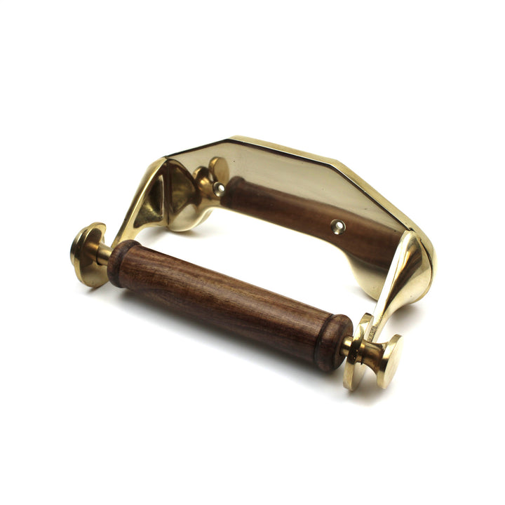 Solid Brass Victorian Style Toilet Roll Holder