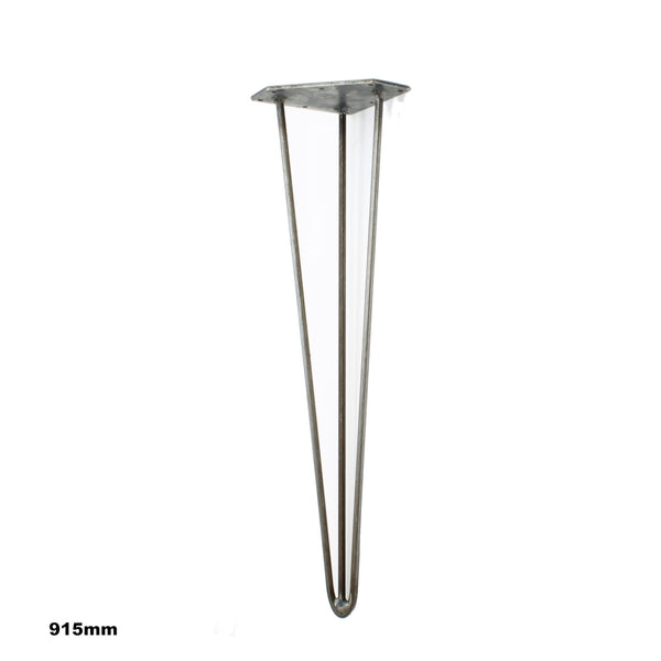 Antique Cast Iron Hairpin Leg - 915mm - Pack of 4 Legs