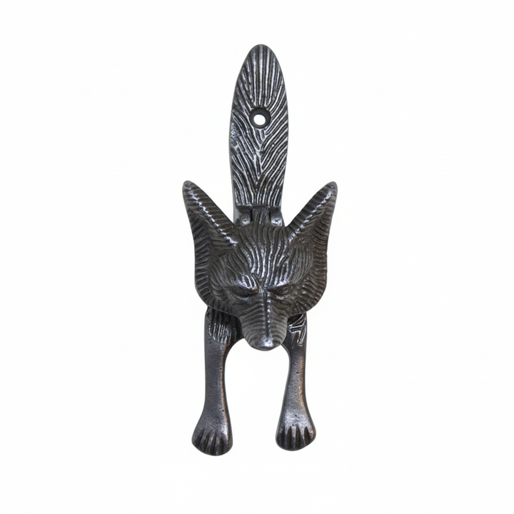 Antique Cast Iron Fox Door Knocker - 150mm