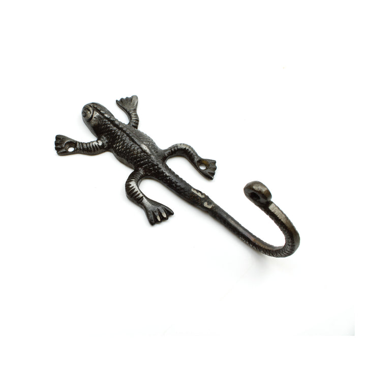 Antique Cast Iron Gecko Hook