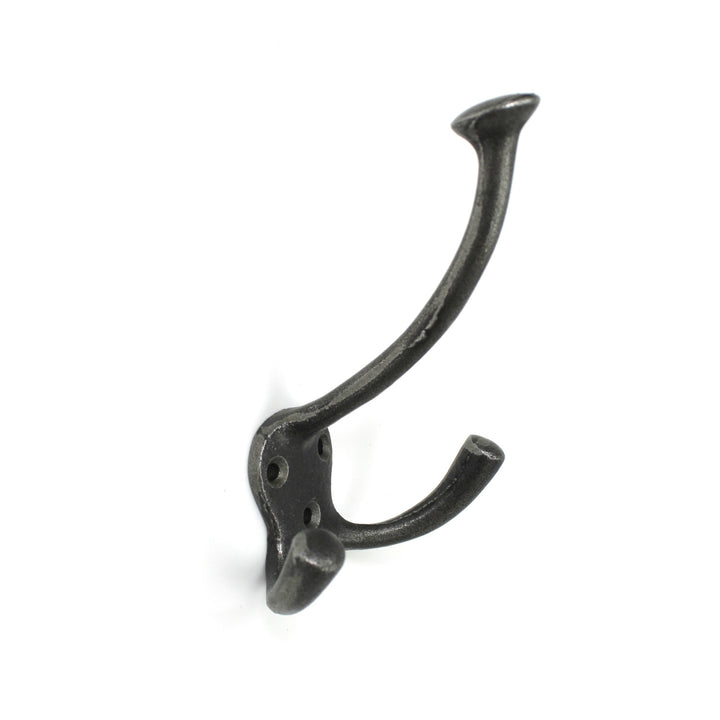 Antique Cast Iron Flat Top Triple Hook - 125mm