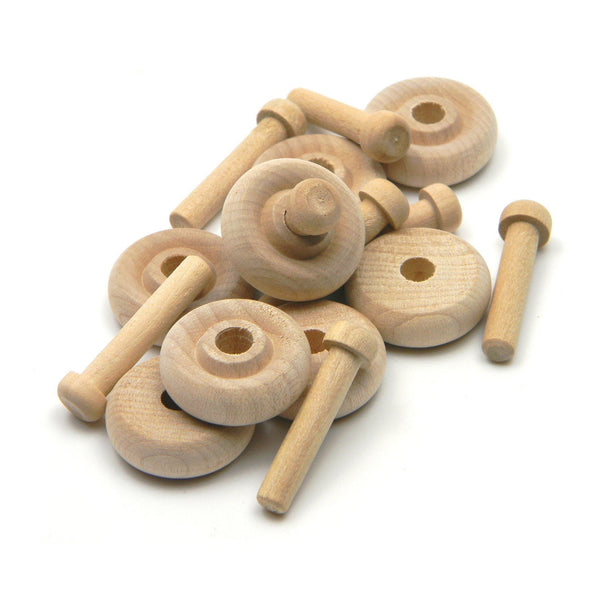 Wooden Wheels and Wooden Toy Parts Oakcrafts