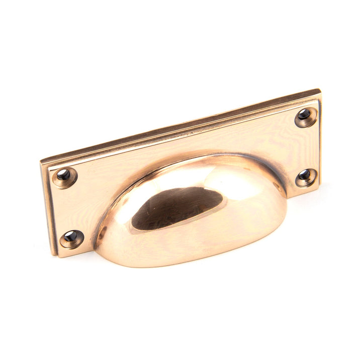 From The Anvil Home Polished Bronze Art Deco Drawer Pull 45404
