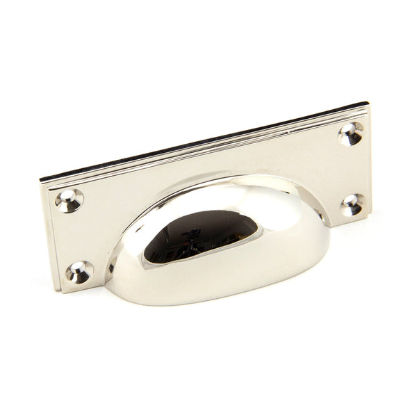 From The Anvil Home Polished Nickel Art Deco Drawer Pull 45401