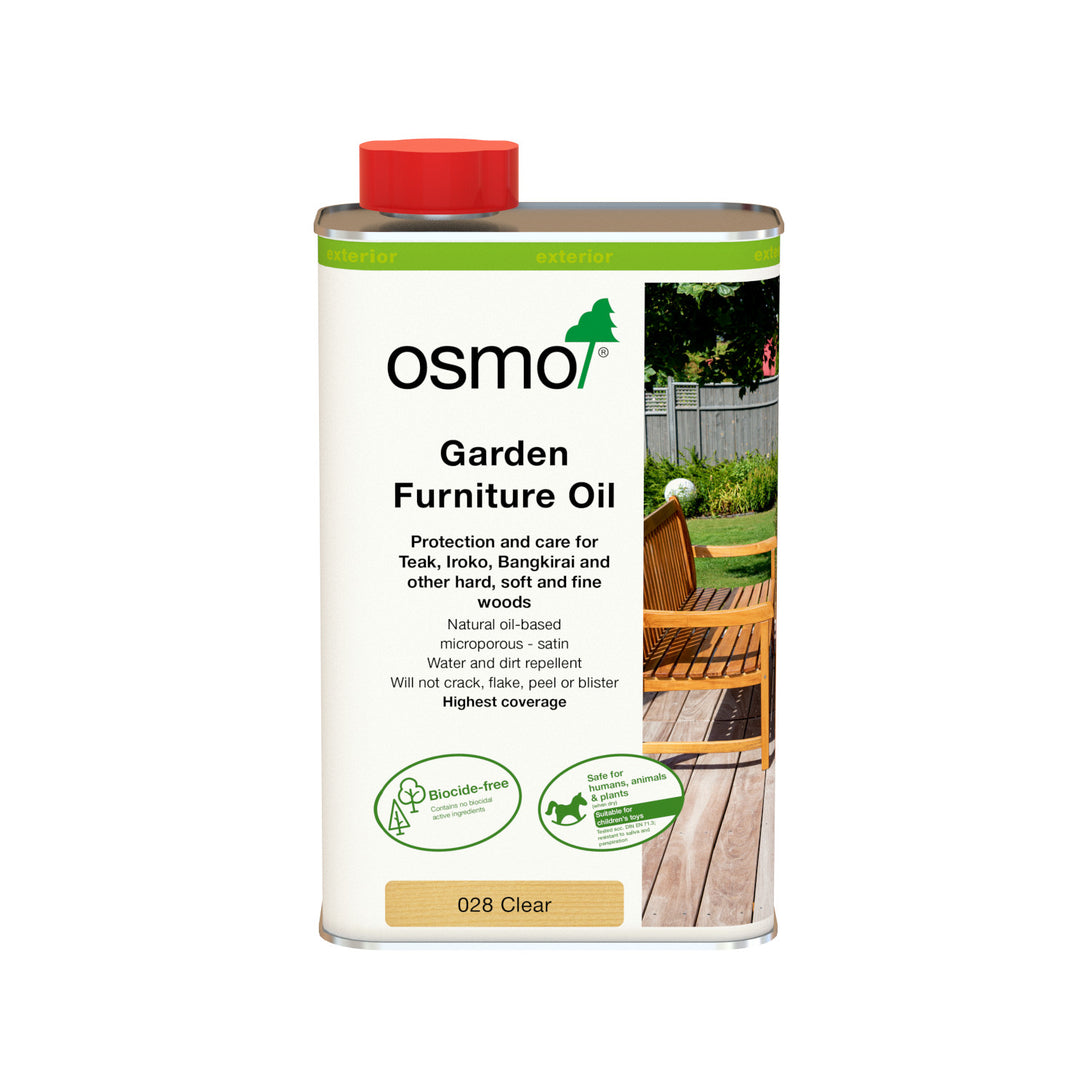 Osmo Garden Furniture Oil Clear Satin 028 1 Litre