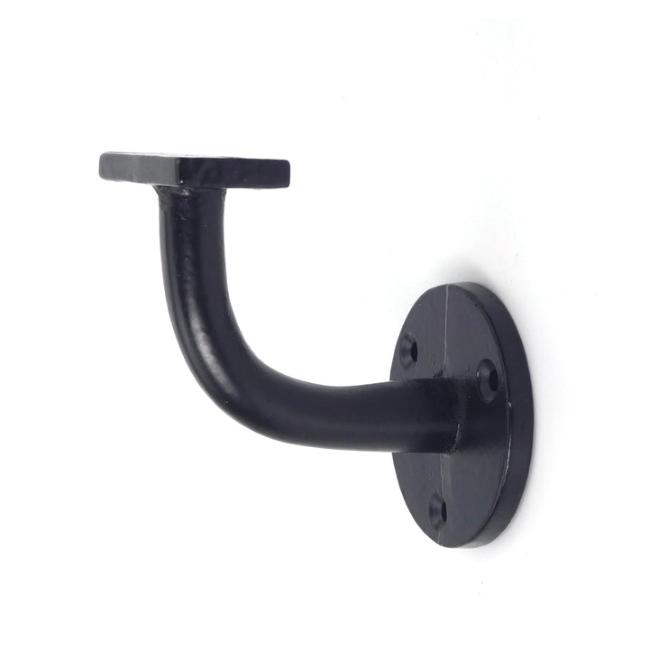 Cast Iron Handrail Bracket (Satin Black)