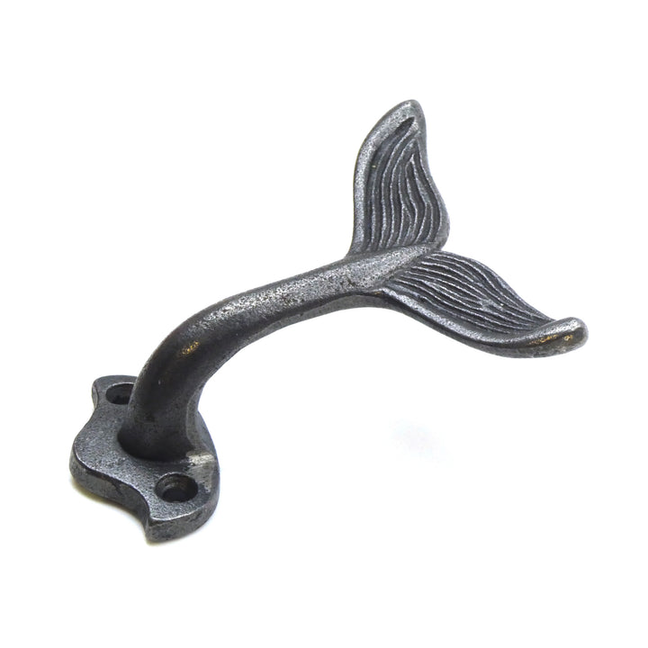 Cast Iron Whale Tail Shaped Decorative Wall Hook